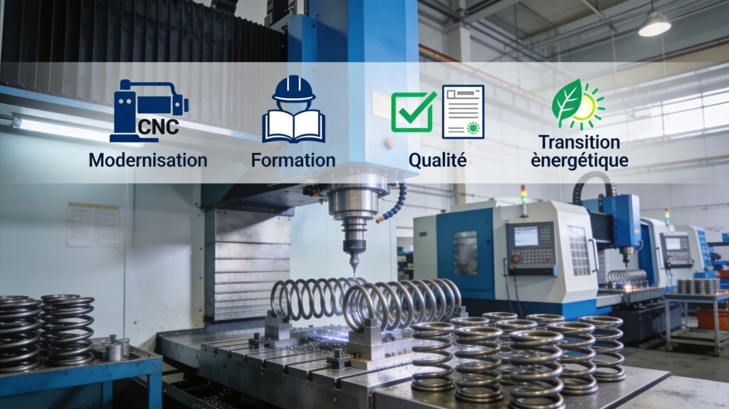 Ressorts industriels axes d'amélioration